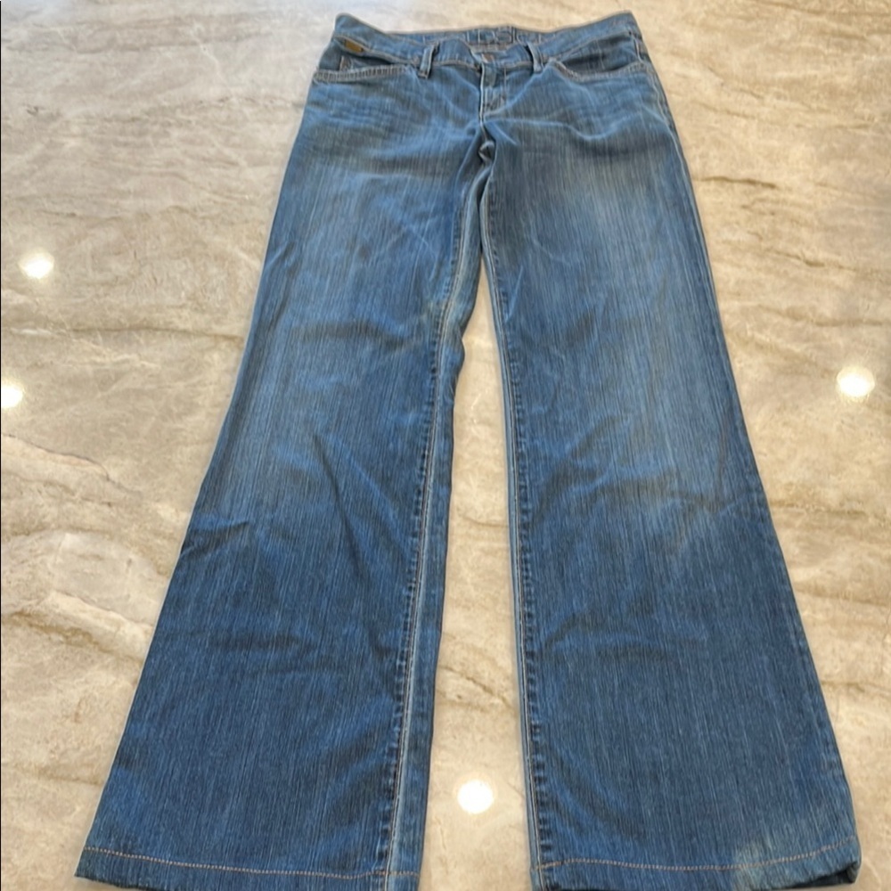 Goldsign Wide Leg Jeans | Light Wash‎ | 25” Waist